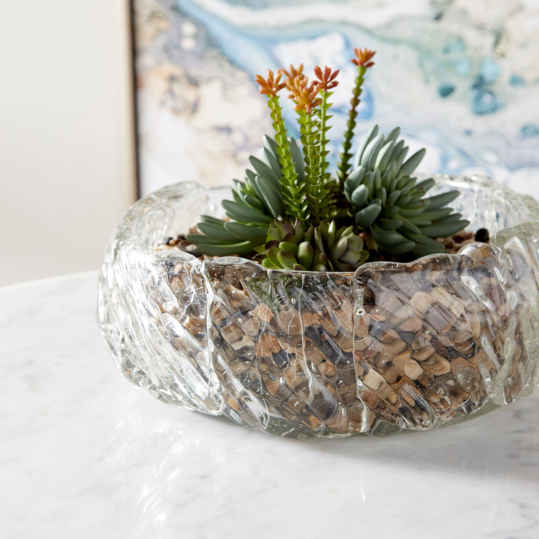 CLEARLY, CENTRO DE MESA CRISTAL GRANDE