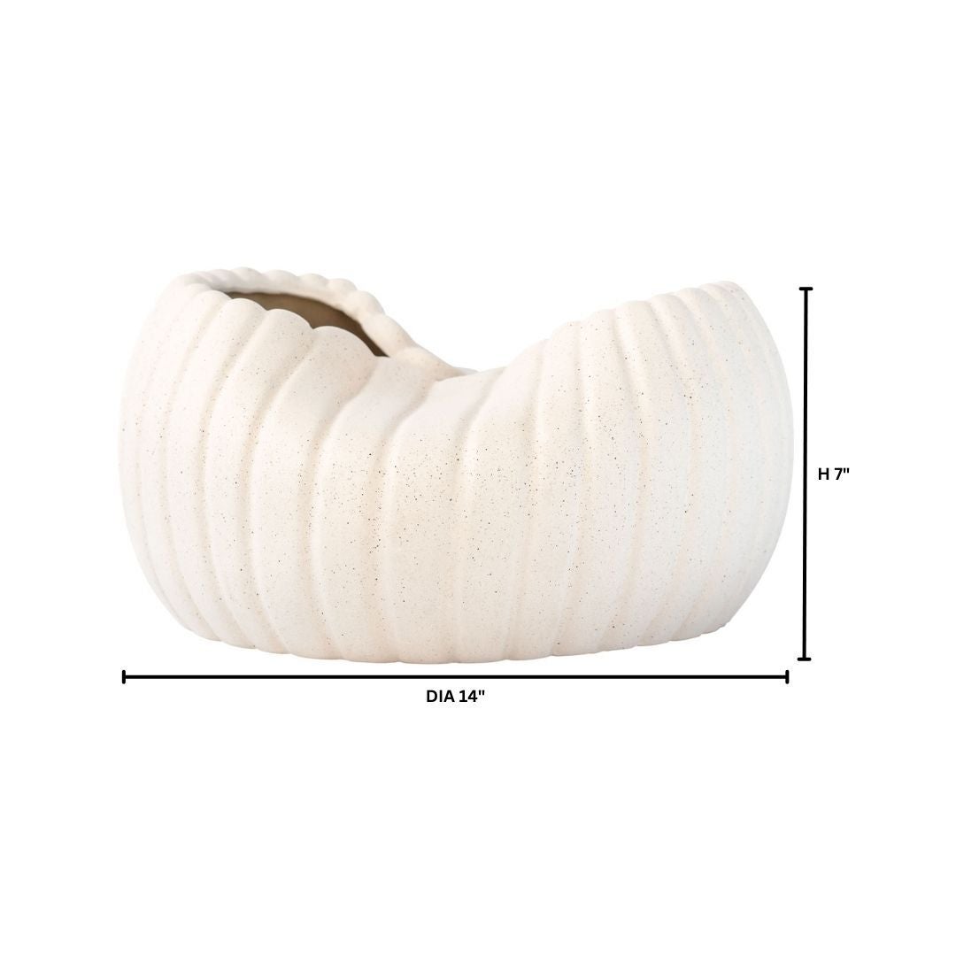 ORGANIC, CENTRO DE MESA BLANCO