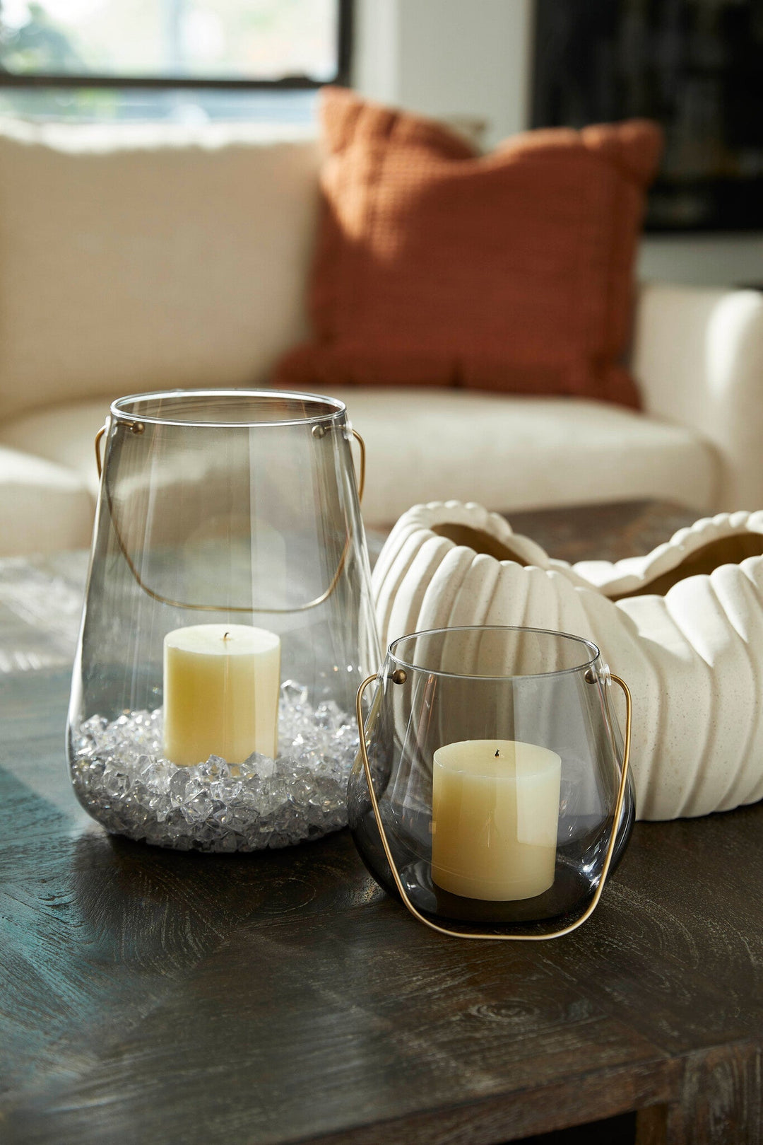 ORGANIC, CENTRO DE MESA BLANCO