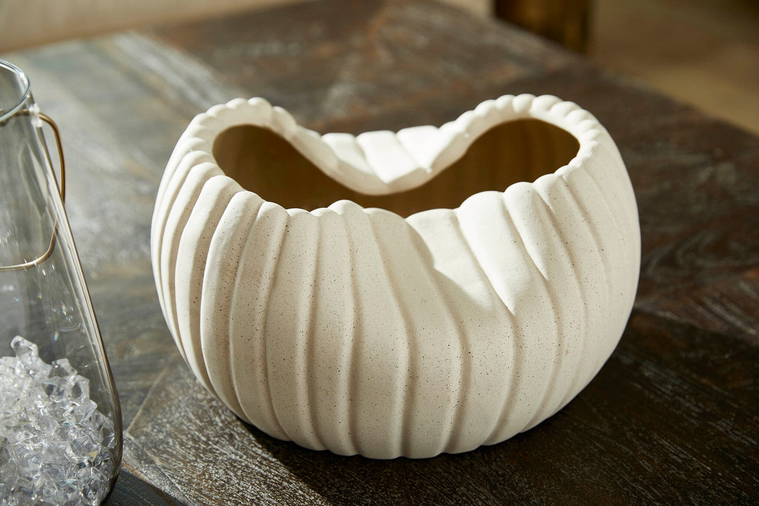 ORGANIC, CENTRO DE MESA BLANCO