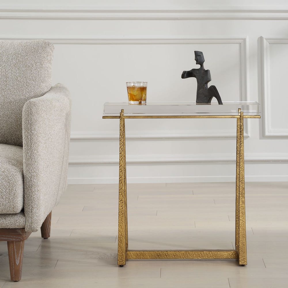 MIDAS, MESA LATERAL DORADA