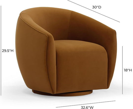 HAZELNUT, SILLON OCASIONAL GIRATORIO