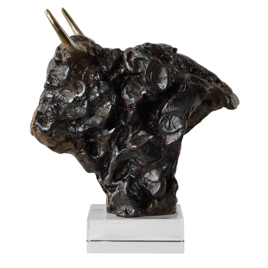 BISON BUST, ESCULTURA