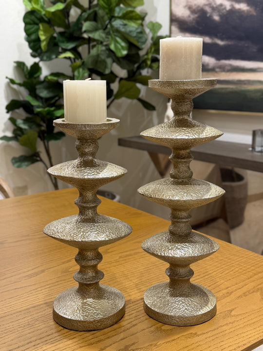 PORTLAND, CANDELABRO PLATA CHICO
