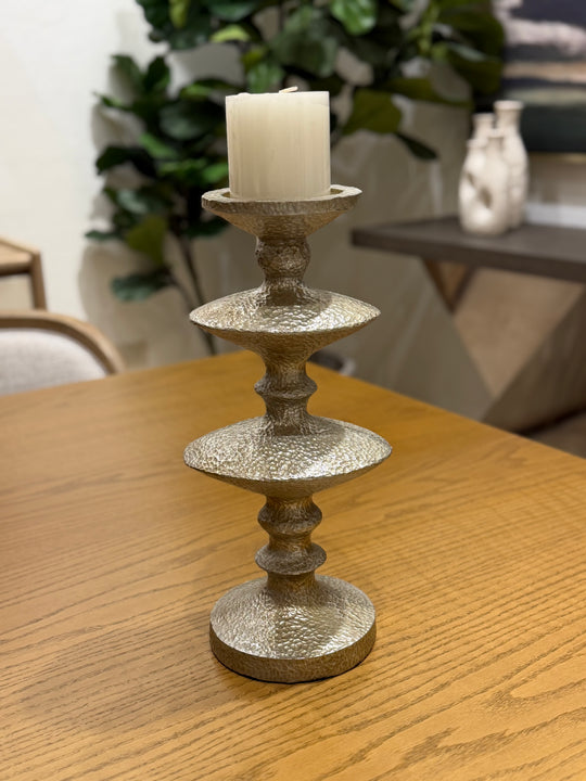 PORTLAND, CANDELABRO PLATA CHICO