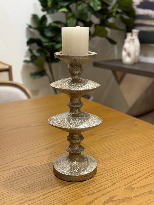 PORTLAND, CANDELABRO PLATA CHICO