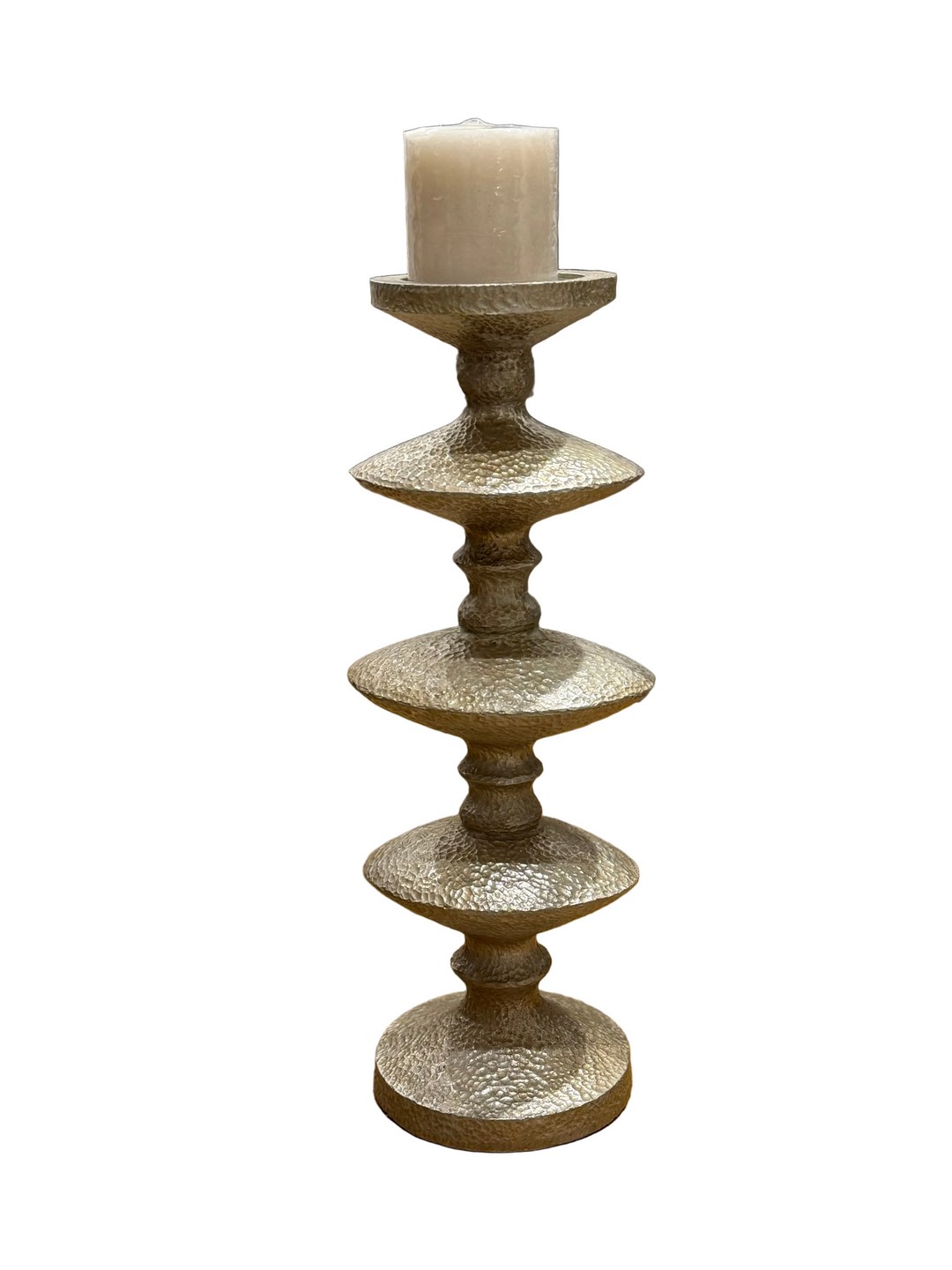 PORTLAND, CANDELABRO PLATA GRANDE