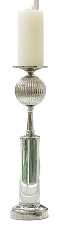 BAKARI, CANDELABRO NIQUELADO CHICO