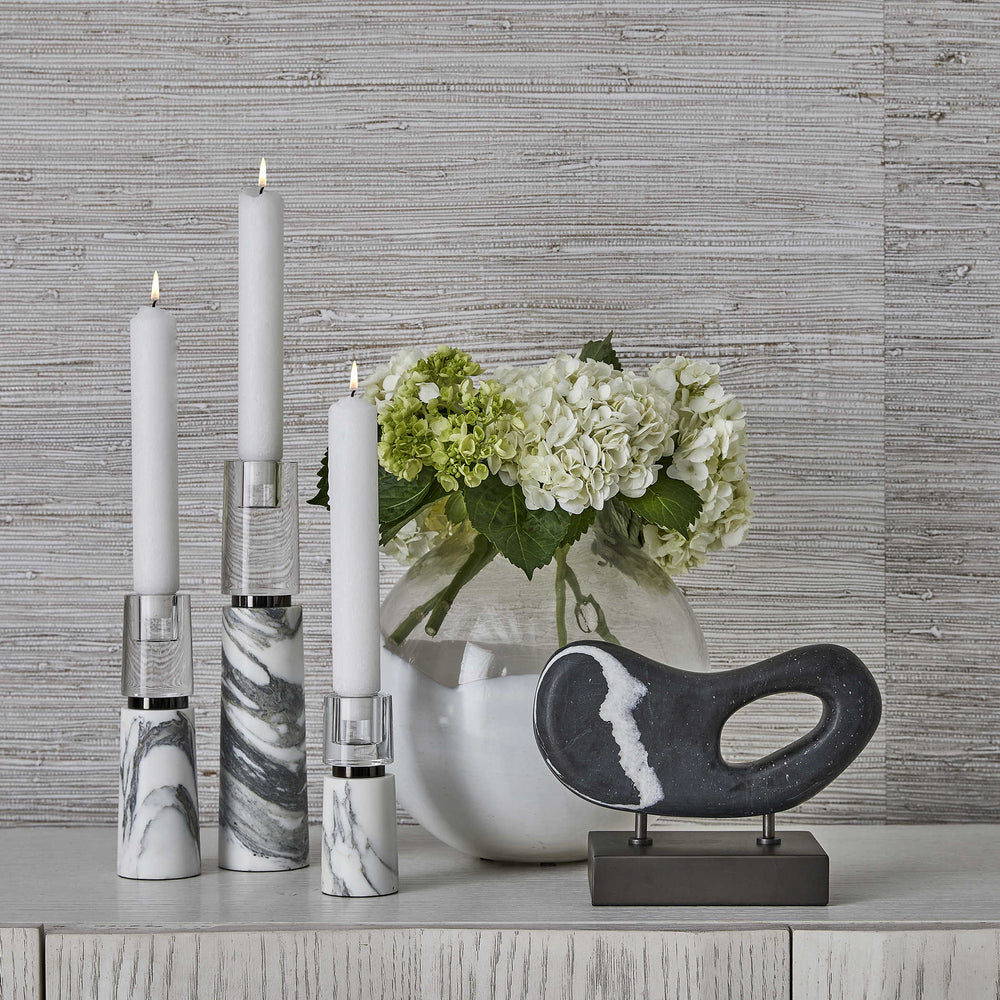 ZUMA, SET DE 3 CANDELABROS