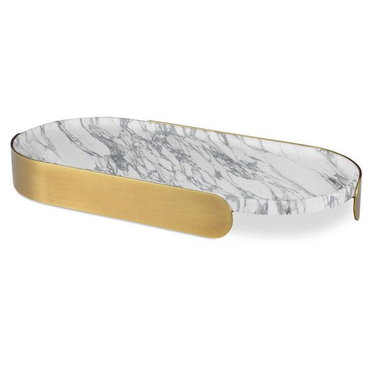 UNION, CHAROLA DE MARMOL BLANCO