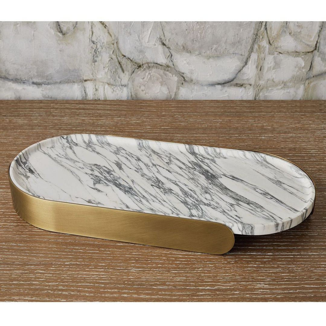 UNION, CHAROLA DE MARMOL BLANCO