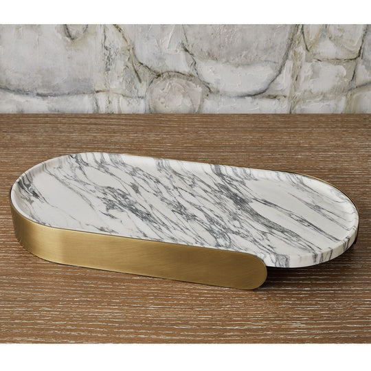 UNION, CHAROLA DE MARMOL BLANCO