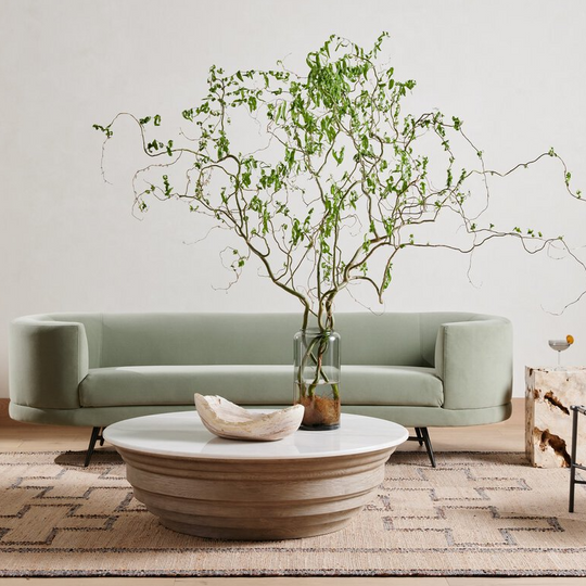 SULLY, CENTRO DE MESA MADERA PETRIFICADA