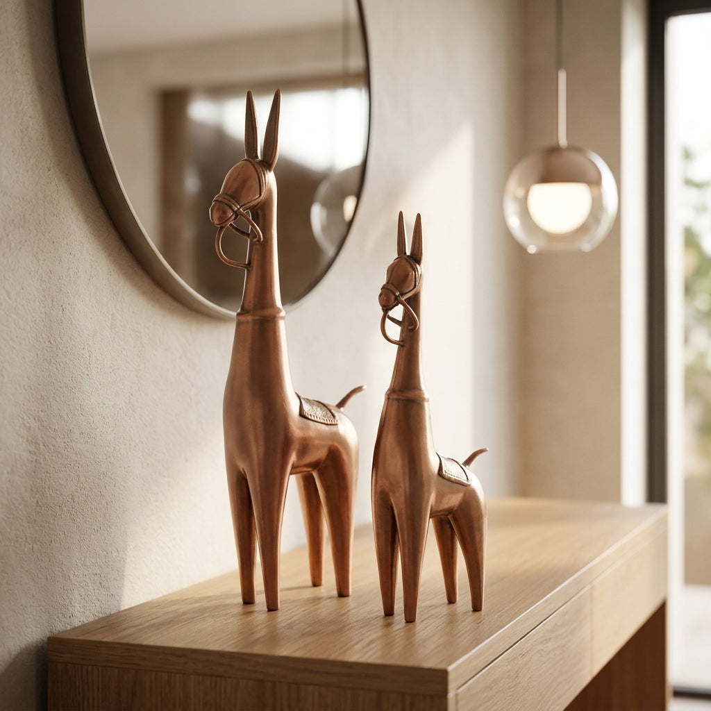 LLAMAS, ESCULTURA SET 2