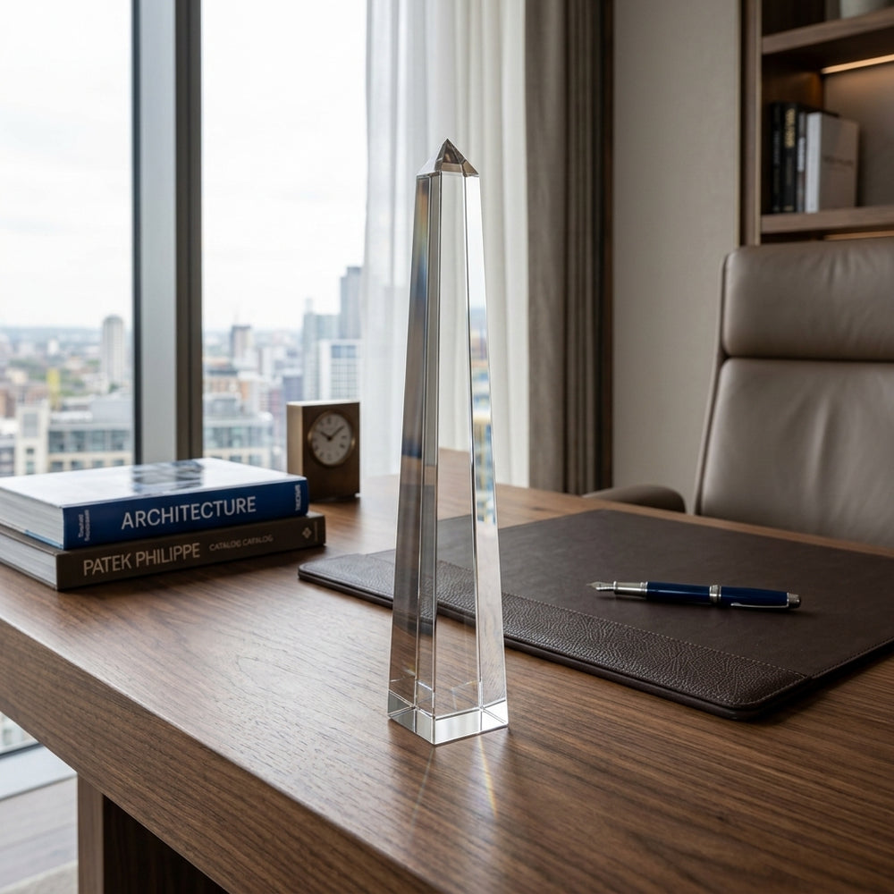 OBELISCO I, ESCULTURA CRISTAL