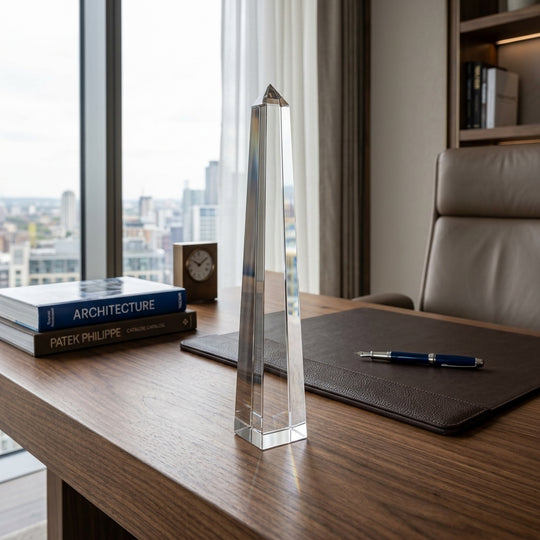 OBELISCO I, ESCULTURA CRISTAL