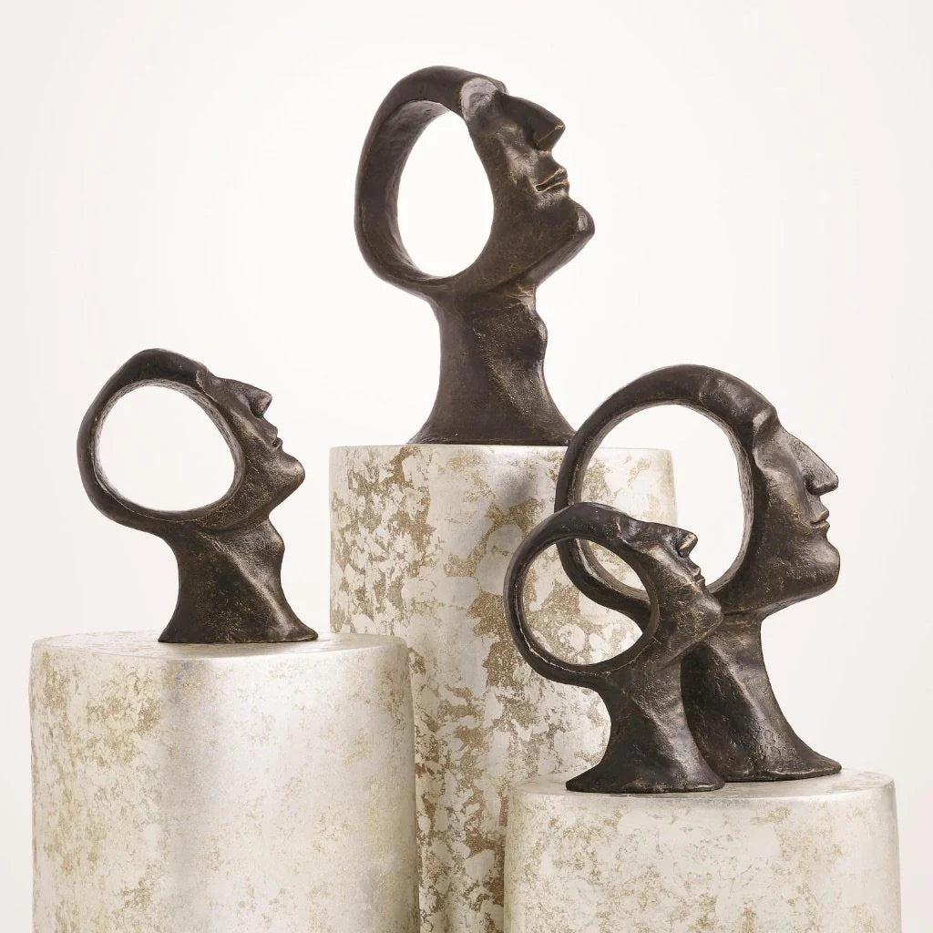 KAFIRI, ESCULTURA CABEZA MUJER GDE