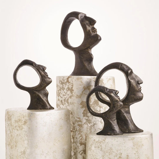 KAFIRI, ESCULTURA CABEZA HOMBRE GDE