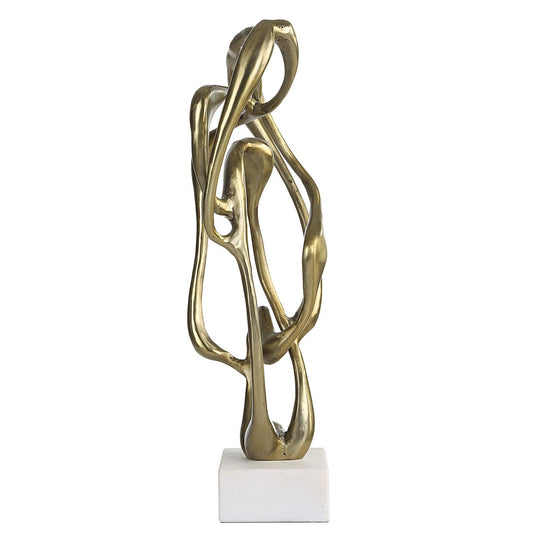 JEAN PAUL, ESCULTURA DORADA