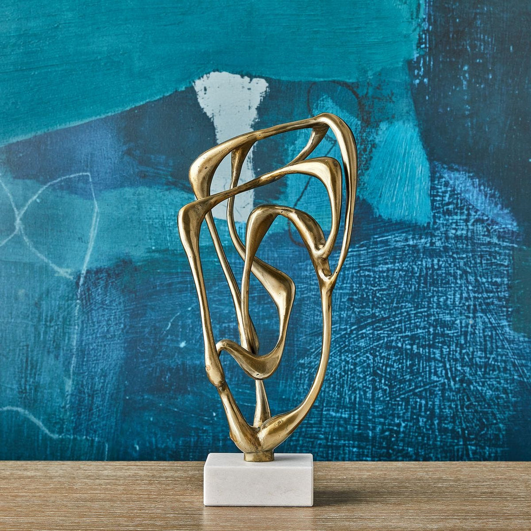 JEAN PAUL, ESCULTURA DORADA