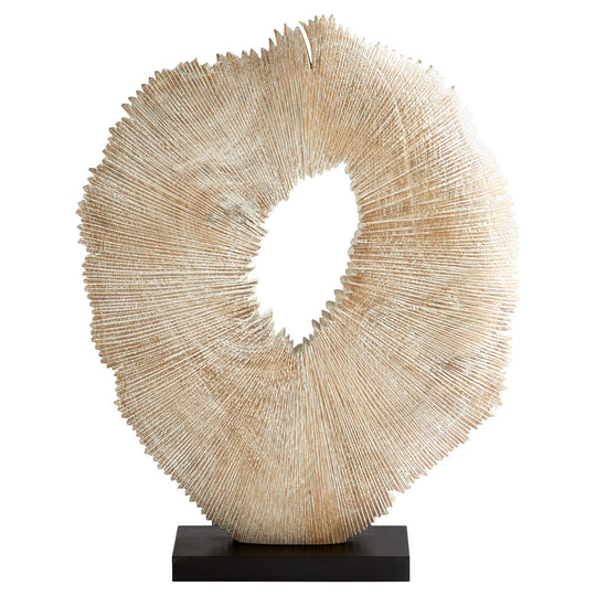 MANDY, ESCULTURA CIRCULO BLANCO