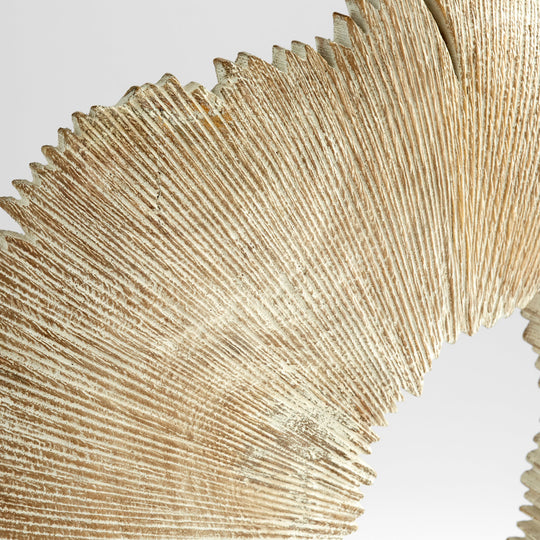 MANDY, ESCULTURA CIRCULO BLANCO