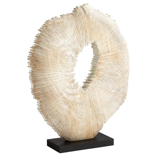 MANDY, ESCULTURA CIRCULO BLANCO