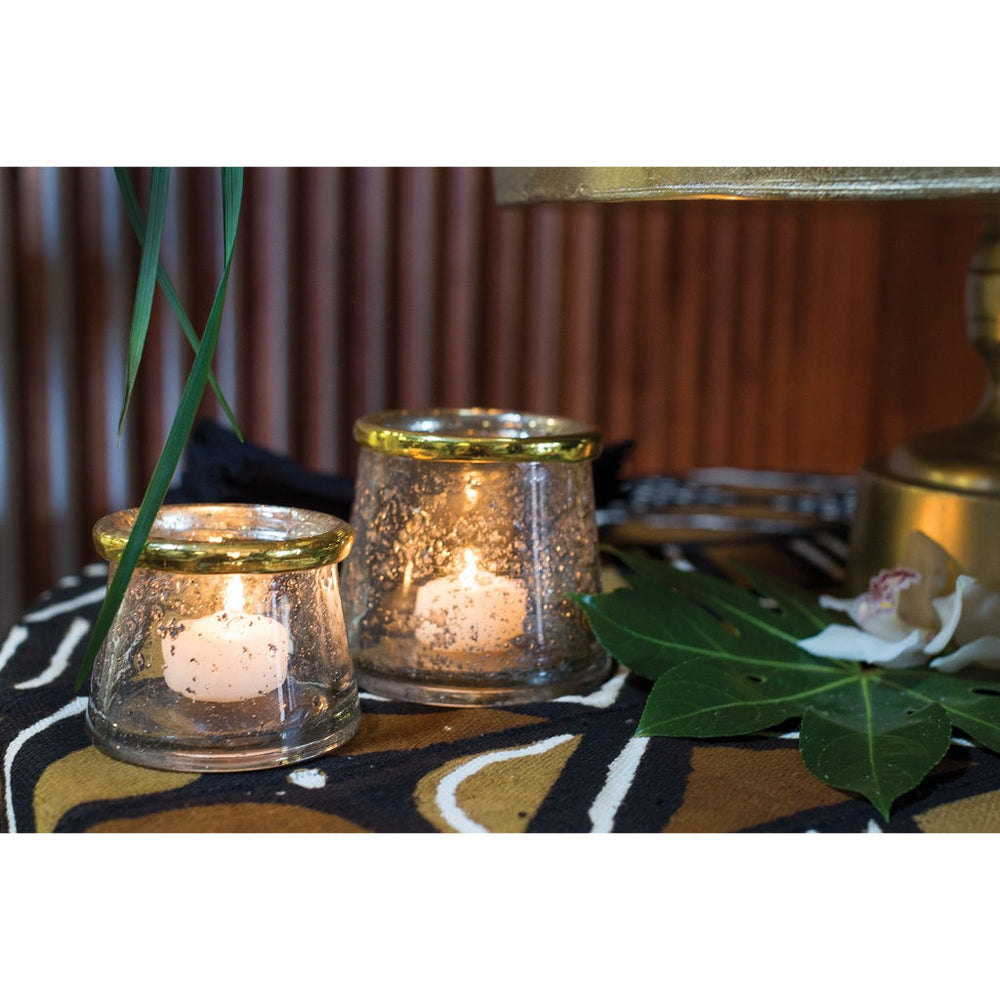 VOLCANO, JARRON CON DORADO GDE