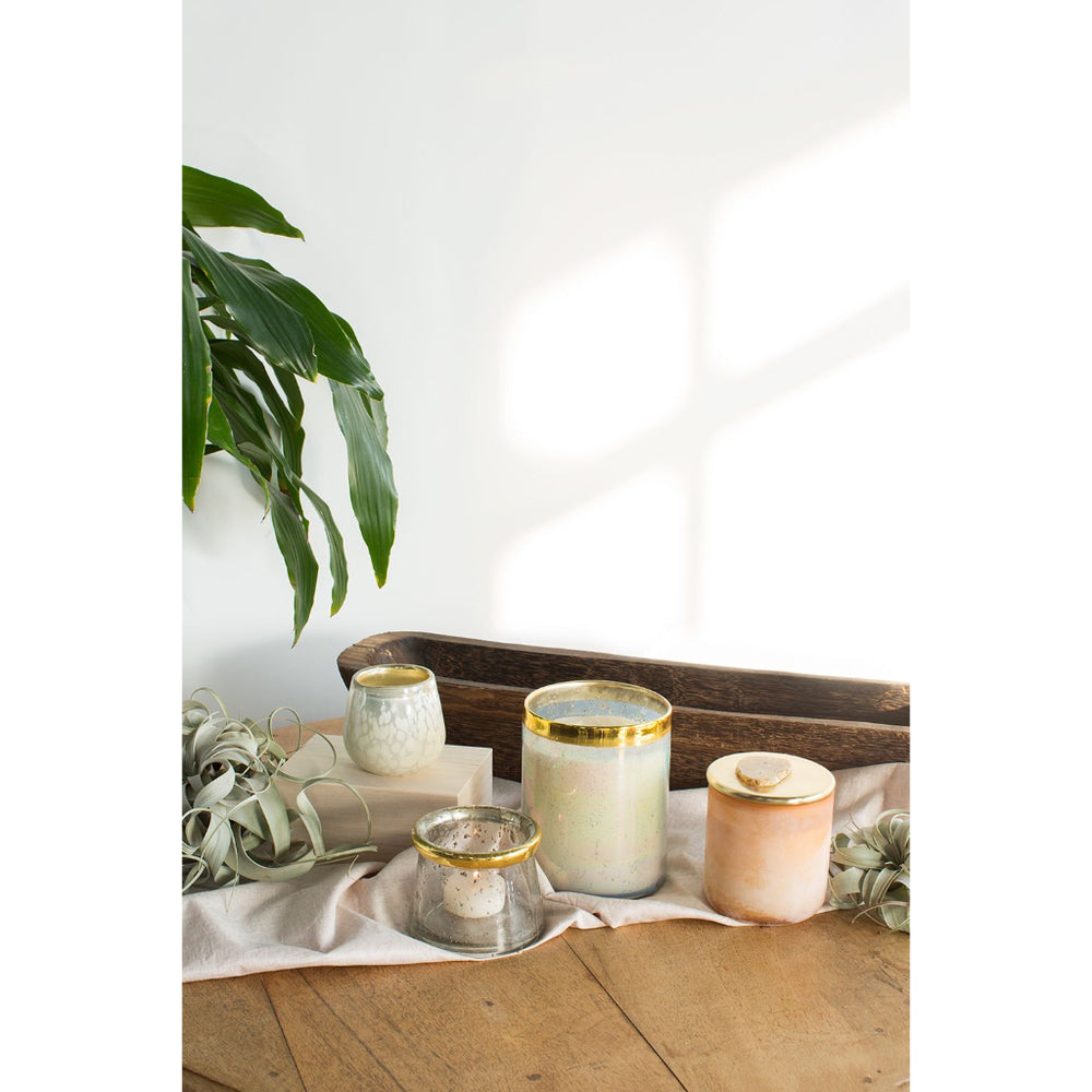 VOLCANO, JARRON CON DORADO CH