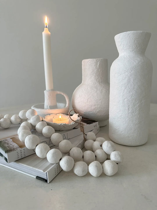 BEADS, ACCESORIO BOLAS BLANCAS