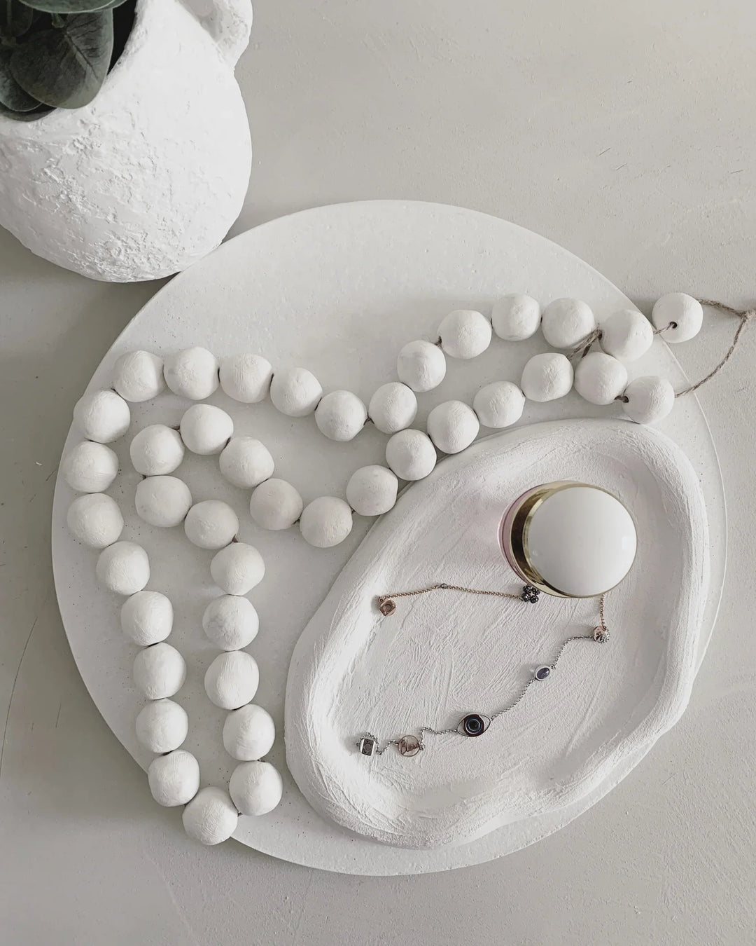 BEADS, ACCESORIO BOLAS BLANCAS