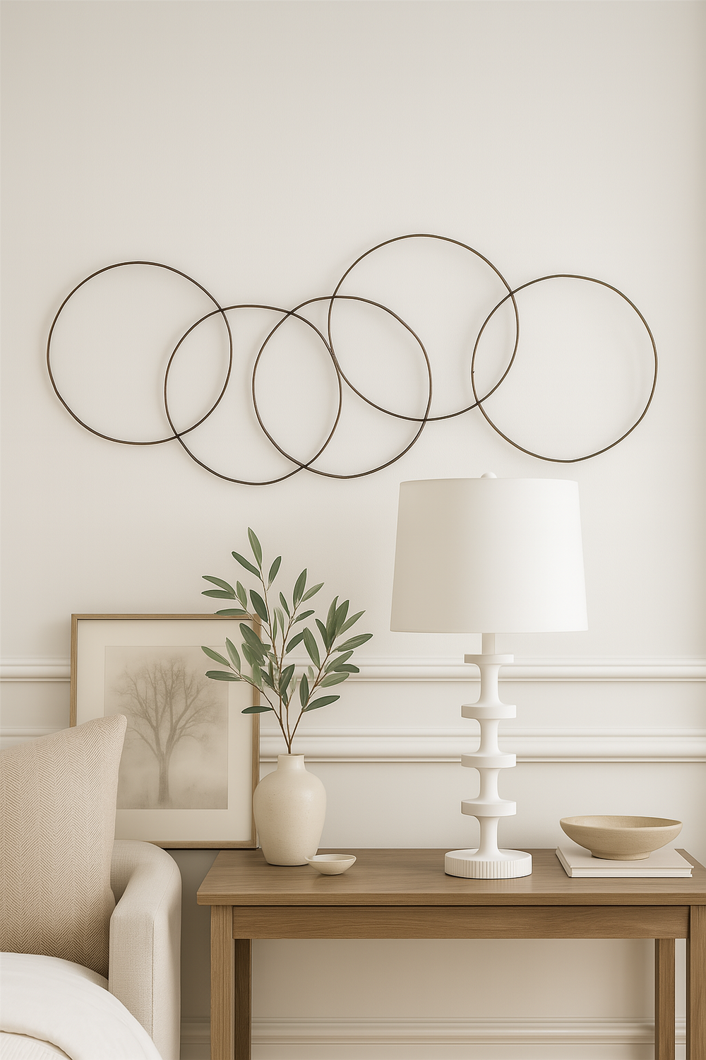 AROS OLIMPICOS, DECORACION DE PARED