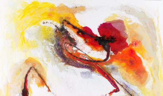 PRESAGIO EN MAGMA, CUADRO 40X60