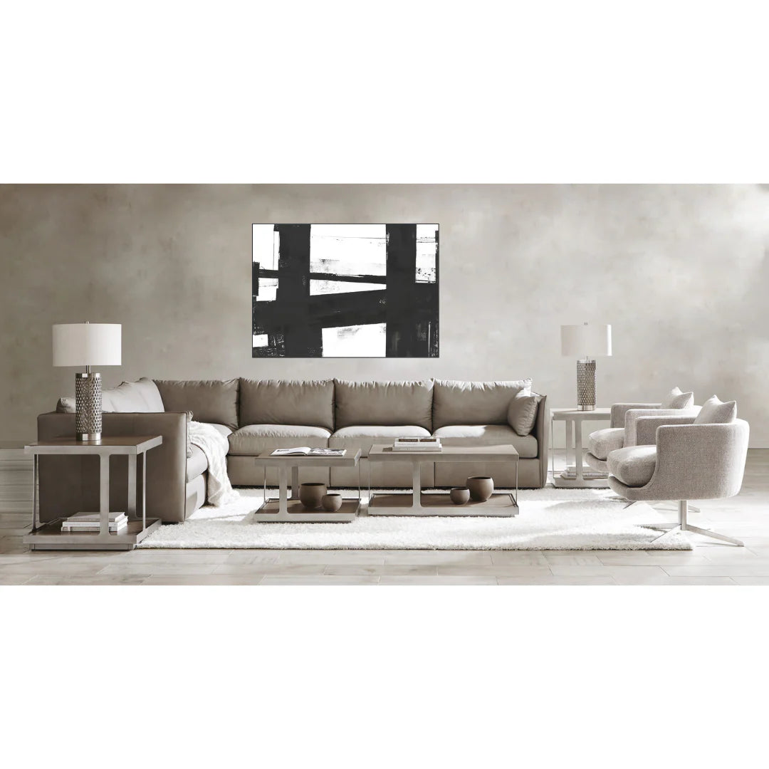 CARCASONA, CUADRO RAYAS II  66X47