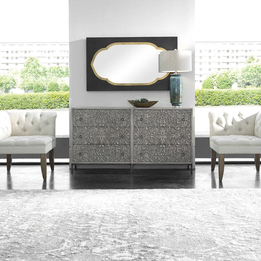 AINSA, ESPEJO MARCO NEGRO