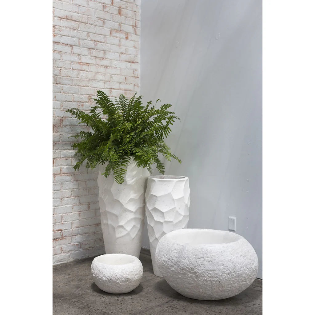 TAHITI, MACETA BLANCA EXTERIOR