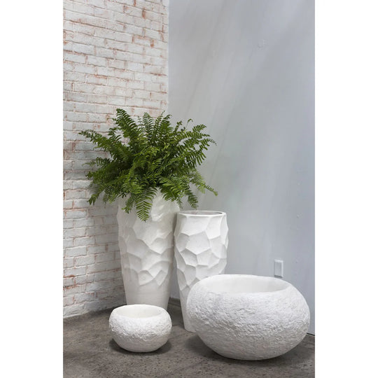 TAHITI, MACETA BLANCA EXTERIOR