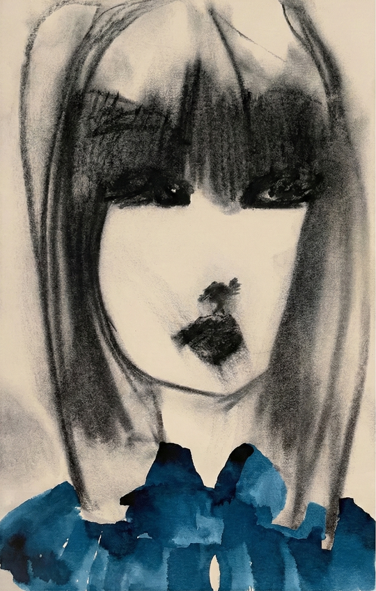 MIRADA VELADA, CUADRO