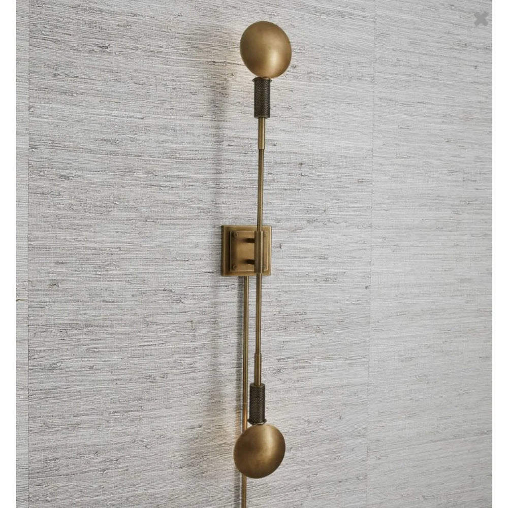 SANTIN, ARBOTANTE 2 LUCES DORADO