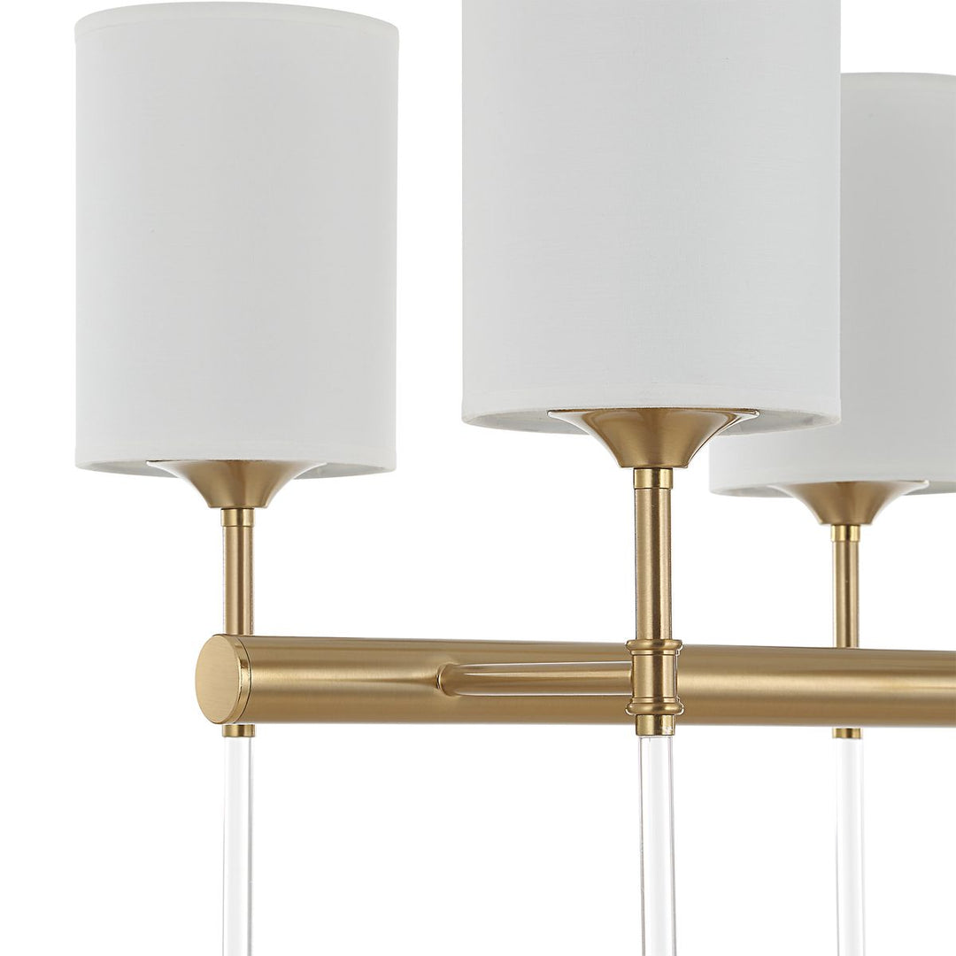 ARMANDO, CANDIL RECTANGULAR 8 LUCES