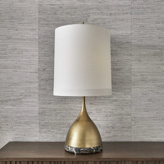 ALO, LAMPARA BASE MARMOL NEGRO