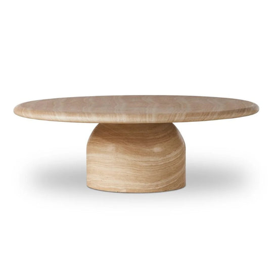 IRENE, MESA DE CENTRO MARMOL REDONDA