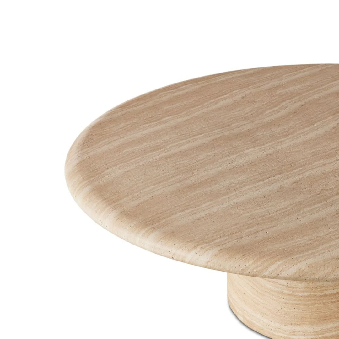 IRENE, MESA DE CENTRO MARMOL REDONDA