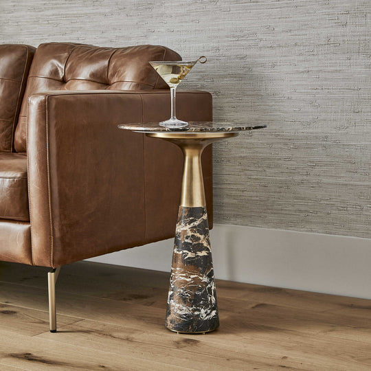 CARLY, MESA LATERAL MARMOL CAFE