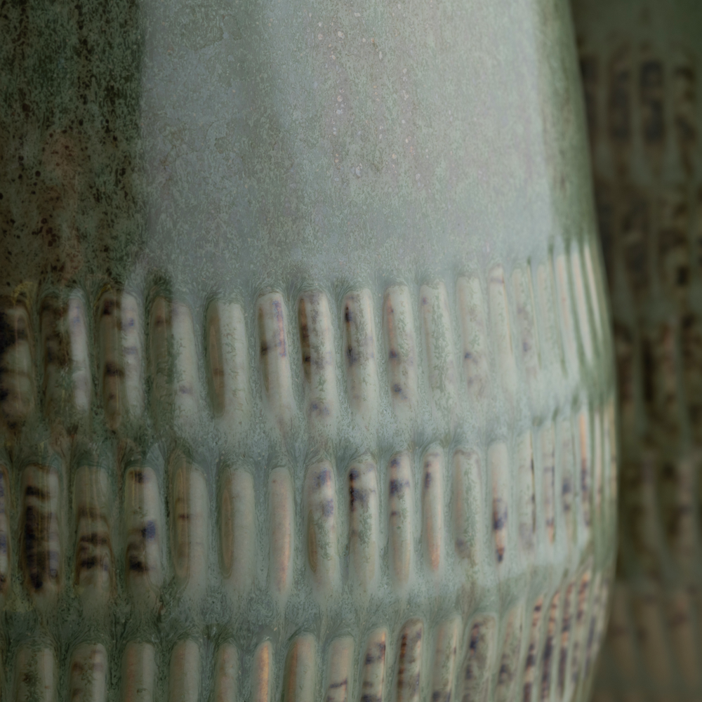 ARDEN PEAR, JUEGO DE JARRONES VERDES