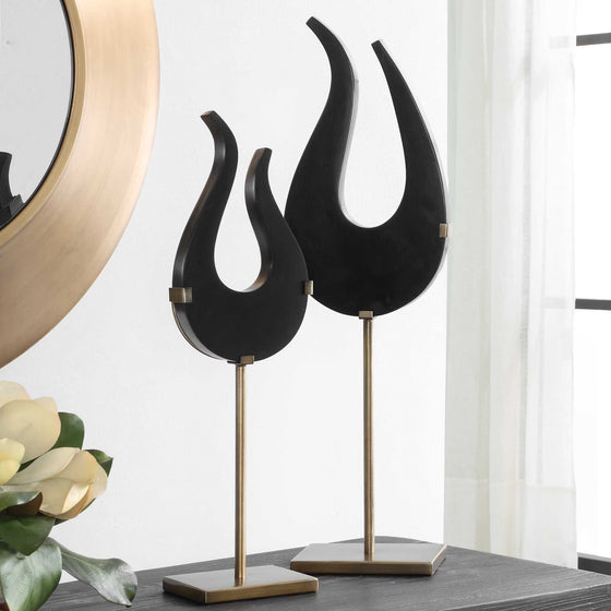 BLACK FLAME, ESCULTURA SET 2
