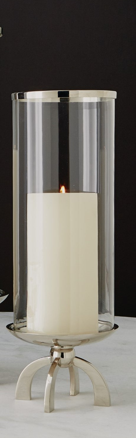 PARIS, CANDELABRO CHICO NICKEL