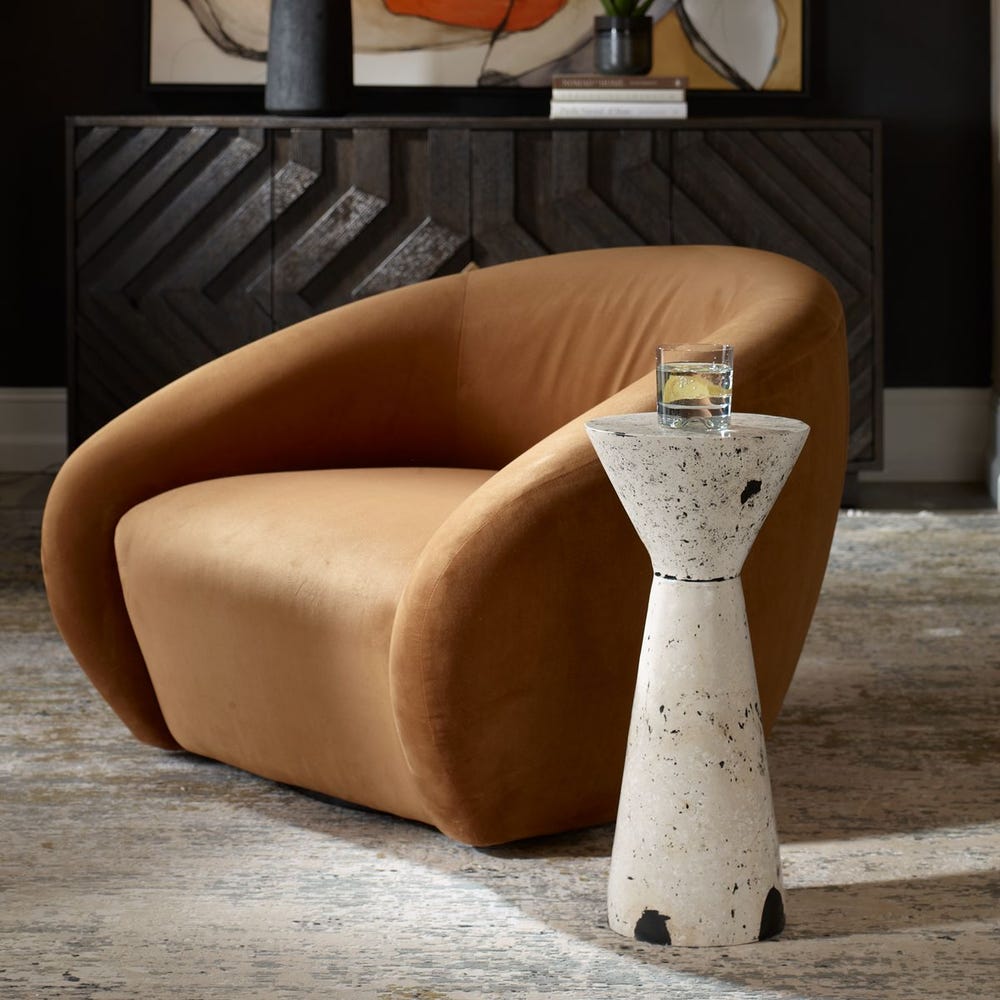 HAZELNUT, SILLON OCASIONAL GIRATORIO