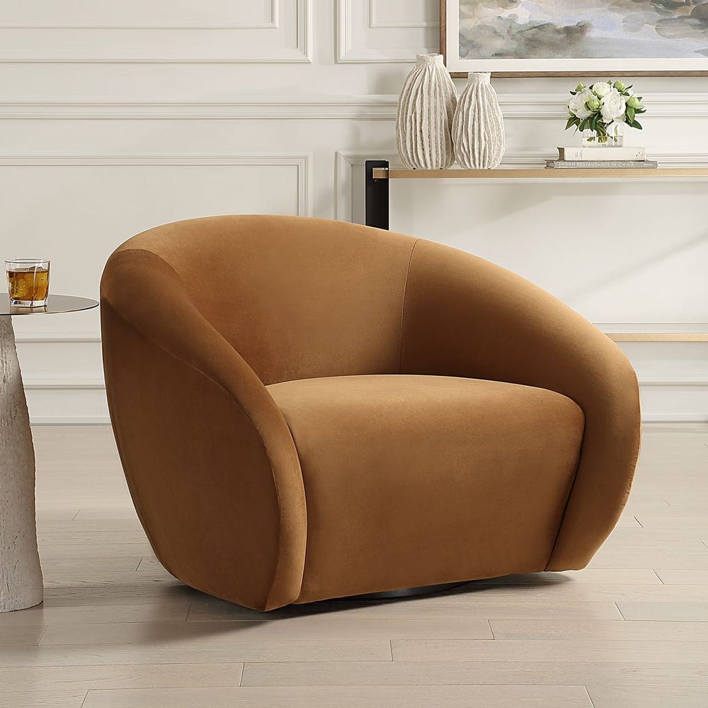 HAZELNUT, SILLON OCASIONAL GIRATORIO